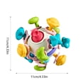 thumbnail image 3 of Ofertas de Black of Friday kkbbma Toys under $5 Juguete para beber juguete para bebés juguetes sensoriales 0-6 meses, silicona baby mordedor Montessori juguete para bebés Actividad de agarre juguete,, 3 of 5