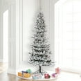 thumbnail image 4 of Vickerman 7.5' x 45" Flocked Kiana Artificial Christmas Tree, Unlit, 4 of 4