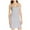 Grey, variant on Summer Dress Women's Full Basic Not Adjustable Spaghetti Strap Lingerie Under Dress Nightwear Sleepwear, Solid-color Long Dress(Color:Black,Size:XXL)