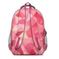 thumbnail image 3 of Red Pink Modern Art Geometric Backpack for School,Cute School Bag,Schoolbag with Adjustable Shoulder Straps & Padded Back,16.9 Inch, 3 of 5