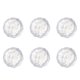 thumbnail image 1 of Nail Art 3D Acrílico Flor Nail Art Pequeña Flor Blanca Cinco Pétalos Flor Resina Pequeña Bola de Acero Nail Art Accesorios Nail Art Design DIY Nail Art Decoración MFZFUKR CPB-DE-LYY380-6, 1 of 5