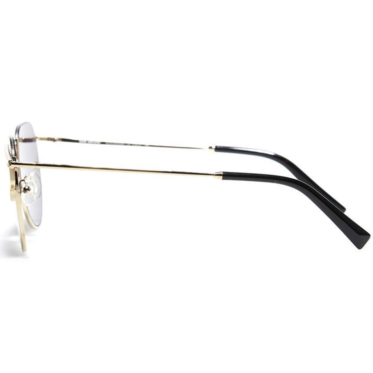 Bob Sdrunk GOLD Mercury-102 Grey Solid Lens Sunglasses  display picture 3