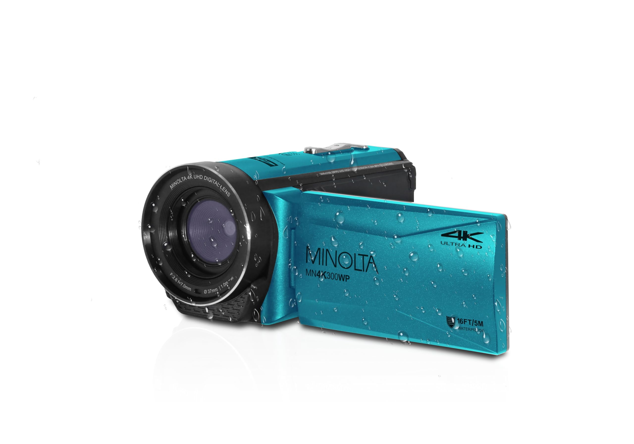 Supreme Minolta MN4K300WP 4Kビデオカメラ Minolta MN4K300WP 4K Ultra HD / 56 MP Waterproof Camcorder