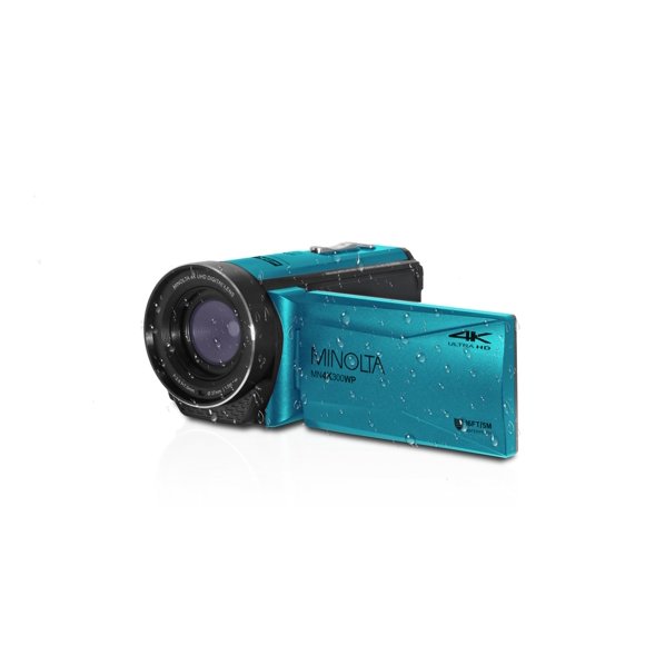 Minolta MN4K300WP 4K Ultra HD / 56 MP Waterproof Camcorder