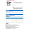 thumbnail image 2 of Front Brake Pad Set - Compatible with 2015 - 2022 Volkswagen GTI 2016 2017 2018 2019 2020 2021, 2 of 2