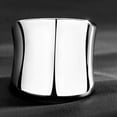 thumbnail image 6 of 20mm Width Chunky Wide Stainless Steel Wedding Band Statement Promise Anniversary Ring, 6 of 8