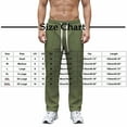 thumbnail image 3 of Kakii Men's Waffle Knit Joggers, Casual Sweatpants with Elastic Waist & Cuffed Ankles, Relaxed Fit Pants, 3 of 9