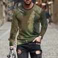 thumbnail image 2 of Fengyings Mens Long Sleeve Shirts Crew Neck Casual Tee Shirts Regular Fit Pullover T-Shirts, 2 of 5