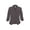 Charcoal, variant on Women's Casual Fitted Blazer Draped Open Front with Ruched 3/4 Sleeves (S-3XL)