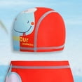 thumbnail image 6 of Quealent Boys Swim Trunks Bathing Bottom Suit Toddler Quick Dry Swim Shorts Beach Swimsuit for Boy (Orange, 3-4 Years), 6 of 6