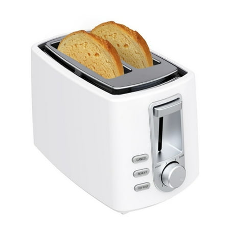 2-Slice Bread Toaster Wide Slot Auto Pop-Up Design 6 Heat Levels With Movable Crumb Tray, Household Breakfast Sandwich