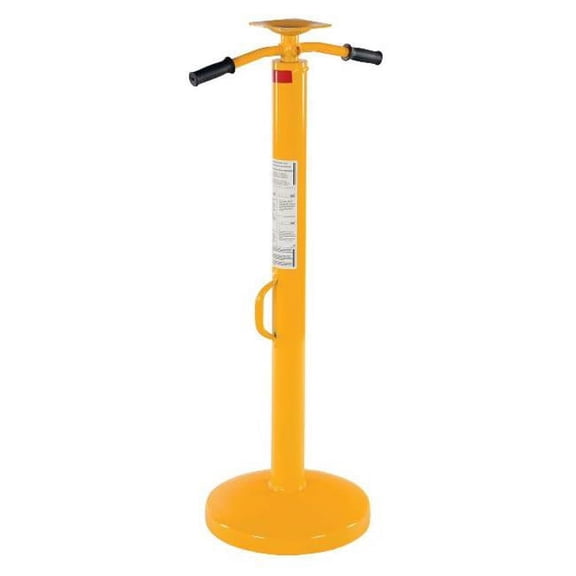 Vestil SJ-35-2H Steel Economy Trailer Stabilizing Jack with 2 Handles, 5000 lbs