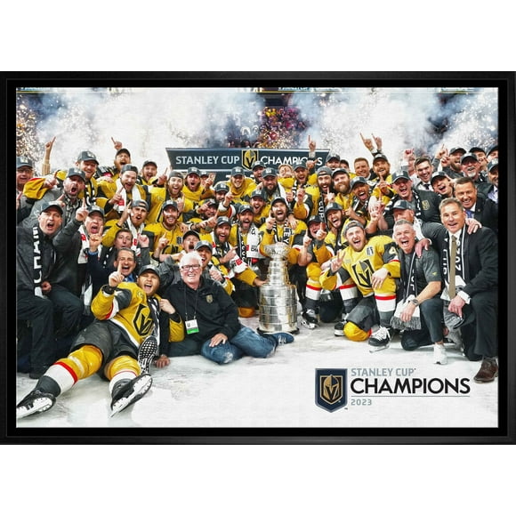 Vegas Golden Knights 20x29 Framed Canvas 2023 Stanley Cup