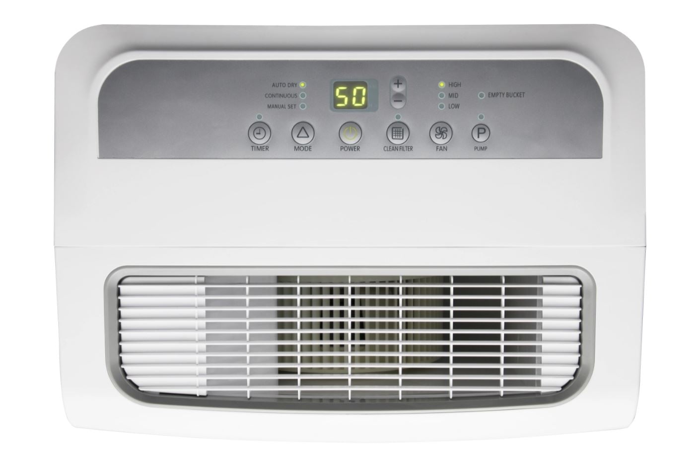 Restored Hisense 60-Pint Capacity, 4500 sq. ft. Coverage, Built-In Pump Dehumidifier DH6024KP1WG (Refurbished)