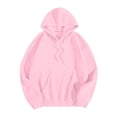 thumbnail image 5 of Womens Angel Hoodie Pink Women's Embroidered Wing Hoodie Minimalist Winter Top Sweatshirts for Women M, 5 of 6