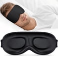thumbnail image 4 of Getino 3D Blackout Sleep Masks for Women Men, Soft Eye Masks for Sleeping for Side Sleepers, Black, 4 of 9