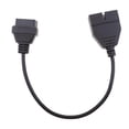 thumbnail image 1 of Almencla Universal OBD1 to OBD2 splitter cable 12-pin plug -pin socket adapter cable, 1 of 8
