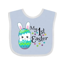 Inktastic My First Easter- Bunny in an Egg Boys or Girls Baby Bib
