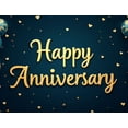 thumbnail image 4 of Colorful Happy Anniversary Banner with Balloons and Confetti Backdrop Background Decorations Party Supplies Photography Props Celebration Decor, 4 of 8