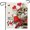 color 5, variant on JOOCAR Valentine's Day Garden Flags, Black and White Buffalo Plaid Hearts Welcome 12x18 Inch Reversible Garden Flags for Outdoor Garden Holiday Yard Decoration
