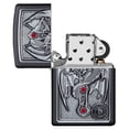 thumbnail image 2 of Zippo Anne Stokes Gothic Guardian Emblem Black Matte Pocket Lighter, 2 of 8