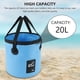 thumbnail image 2 of ODOMY Cubo Plegable Premium con Asa, Cubo Portátil para Acampar, Cubo de Pesca para Lavabo Al Aire Libre Ultraligero, Cubo Plegable para Pesca, Camping, Senderismo, Lavado de Autos, Jardinería en Bote, 2 of 9