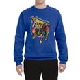 thumbnail image 3 of Dean Russo Some Angels Dog Lover Unisex Crewneck Graphic Sweatshirt, Royal, 3X-Large, 3 of 6