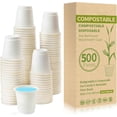 thumbnail image 1 of Tazas de Baño Compostables, Biodegradables, Ecológicas, para Enjuague Bucal, Vasos de Chupito Desechables, 1 of 4