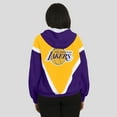 thumbnail image 5 of Women's WEAR by Erin Andrews  Gold/Purple Los Angeles Lakers Colorblock Full-Zip Hoodie Windbreaker Jacket, 5 of 5