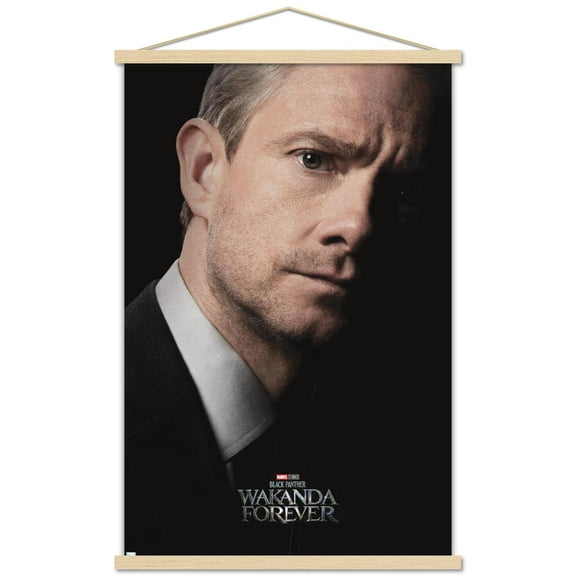 Marvel Black Panther: Wakanda Forever - Ross One Sheet Wall Poster with Magnetic Frame, 22.375" x 34"