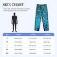 thumbnail image 4 of Pofeuu Beautiful Blue Peacock Print Men's Pajama Pants, Soft Lounge Pajama Pants with big pockets for Men Plaid Pj Bottoms-Small, 4 of 6
