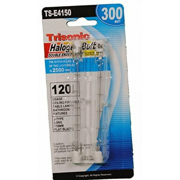 2 HALOGEN Light Bulbs Double Ended J Type 300 Watts