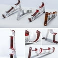 thumbnail image 3 of GOOHOCHY 2 PCS Curtain Rod Holders Curtain Rod Bracket 20.00X9.20X2.00CM, 3 of 8