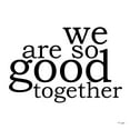 thumbnail image 2 of Jaxn Blvd. 15x15 White Modern Wood Framed Museum Art Print Titled - We Are So Good Together, 2 of 4