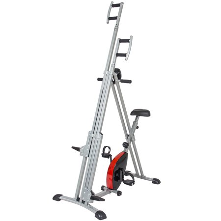 Best Choice Products 2 in 1 Total Body Vertical Climber Magnetic Exercise Bike Machine - (Best Spinning Exercise Bike)