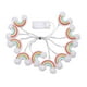 thumbnail image 5 of Guirnalda de luces de arcoíris Yuyangstore 10 LED 2 m interior exterior patio dormitorio, 5 of 7
