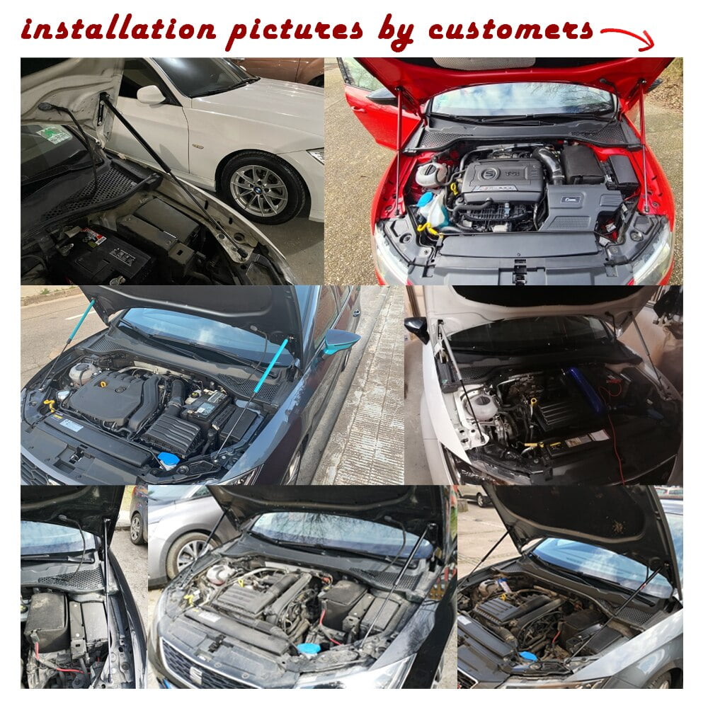 Buy XIANGSHANG Hood Struts for SEAT Leon 5F MK3 20122020 NoDrill