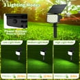thumbnail image 4 of Solar Spot Lights Outdoor, 8 Pack, 3 Modes, Adjustable Landscape Solar Lights, IP65 Waterproof for Walkway, Yard, Garden, Driveway Security-Cool White, 4 of 7