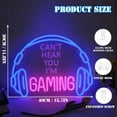 thumbnail image 3 of UPONRAY Gaming Headset Neon Signs, 15.78"*11.8" Dimmable & USB-Powered LED Neon Light, Stylish Wall Decor for Bedroom, Game Room, Man Cave, Internet Cafe, Arcade, 3 of 7