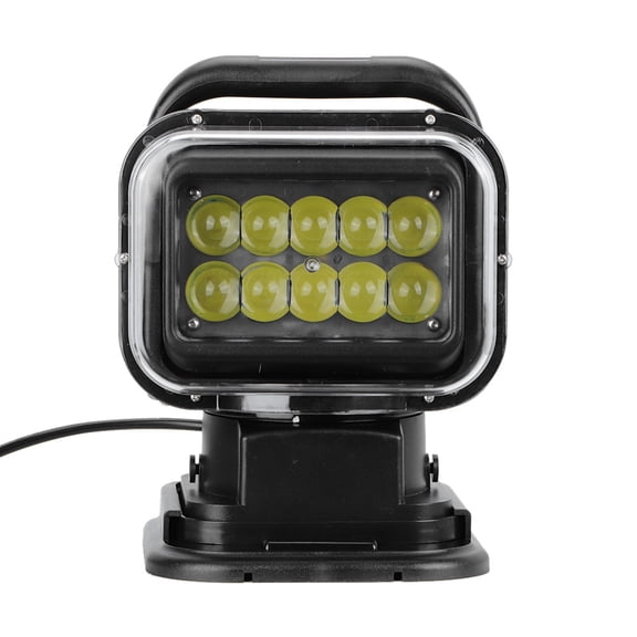 Luz LED Negra De 50W, Reflector Con Control Remoto, Lámpara De Trabajo De Alto Brillo Para Coche, Yate, SUV