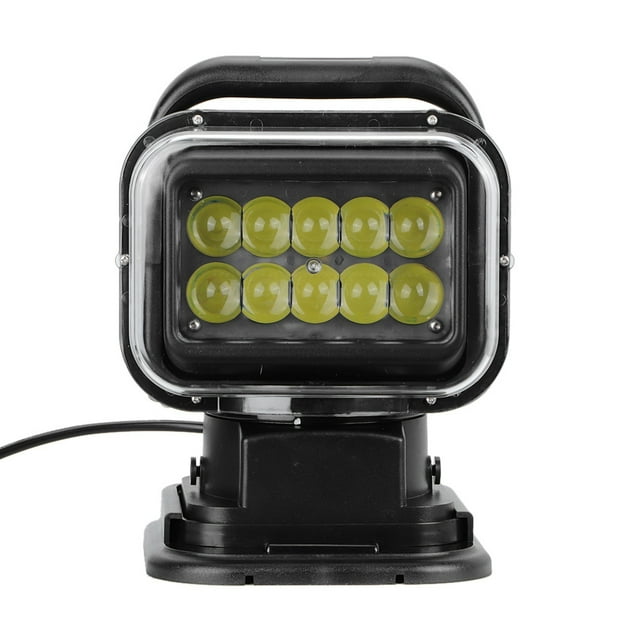 Luz LED Negra De 50W, Reflector Con Control Remoto, Lámpara De Trabajo De Alto Brillo Para Coche, Yate, SUV