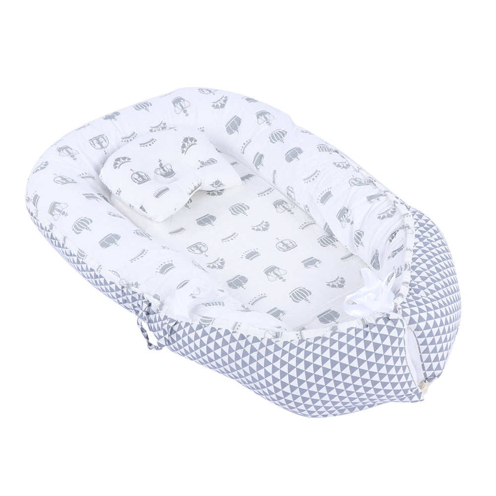 Baby Bed Baby Bed Infant Sleep Bed Sleeper Portable Lounger Bed Bassinet Crib for Newborn,21.6 x 34.6in 