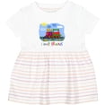 thumbnail image 3 of Inktastic I Love Trains Girls Baby Dress, 3 of 5