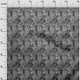 thumbnail image 3 of oneOone Rayon Gray Fabric Leaves Sewing Craft Projects Fabric Prints By Yard 56 Inch Wide-aB, 3 of 5