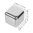 thumbnail image 2 of unbranded 15Ud Cubos De Hielo De Metal Para Bebidas Reutilizables Con Anti Desgaste Y Sin Oxidación, 2 of 8
