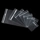 thumbnail image 2 of 100 bolsas de polietileno transparente con cierre hermético bolsas transparentes que se pueden volver a sellar autosellado, 2 of 5