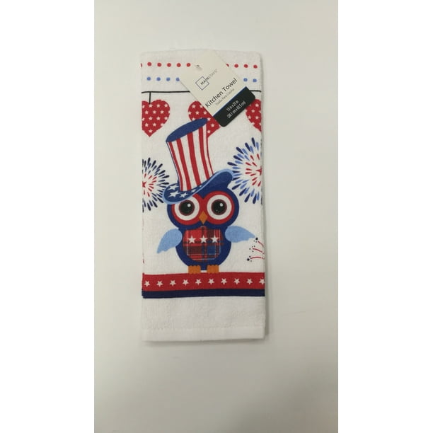 Mainstays 15" x 25" Owl Pigment Printed Kitchen Towel