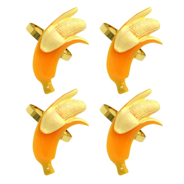 YSNOOWE 4Ud De Servilleta Banana Frutal Para De Fiesta