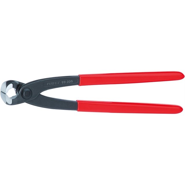 KNIPEX 99 01 280 Alicates rusos (alicates rusos o alicates para trenzas) negro atramentado plastificado 280 mm