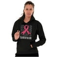 thumbnail image 5 of Survivor Breast Cancer Pink Ribbon Hoodie Sweatshirt Women Brisco Brands L, 5 of 6